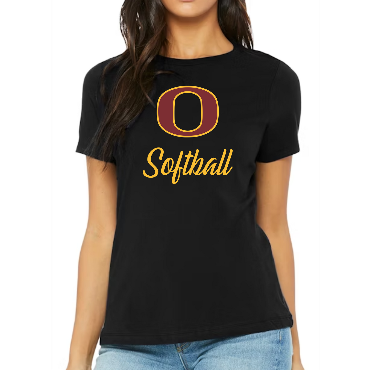 Ontario HS Softball Script T Shirt