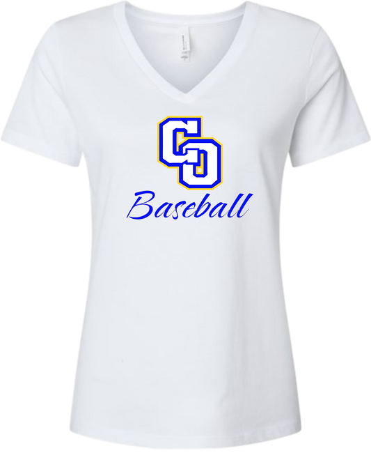 Charter Oak Ladies V Neck Top