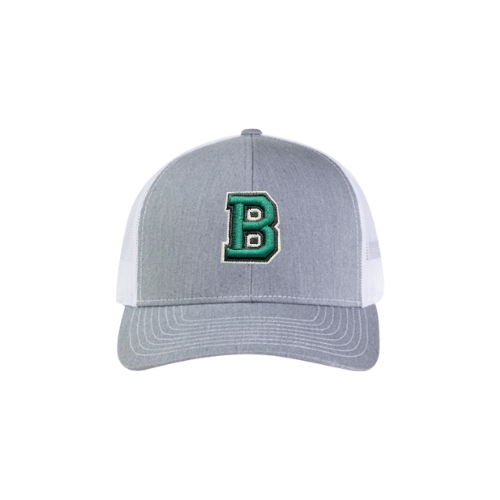 Adjustable Embroidered "B" Baseball Caps Mesh Caps