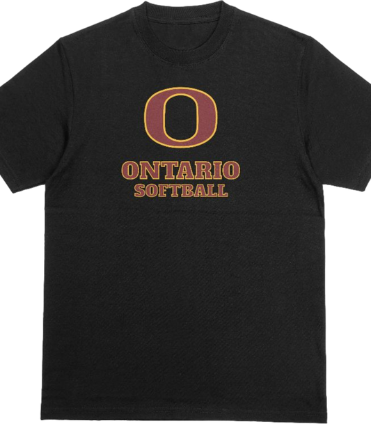 Men's Heavy Cotton T Shirt - Ontario Softball